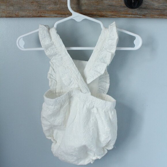 H&M Size 3M Pointelle Romper Off White - Picture 3 of 3